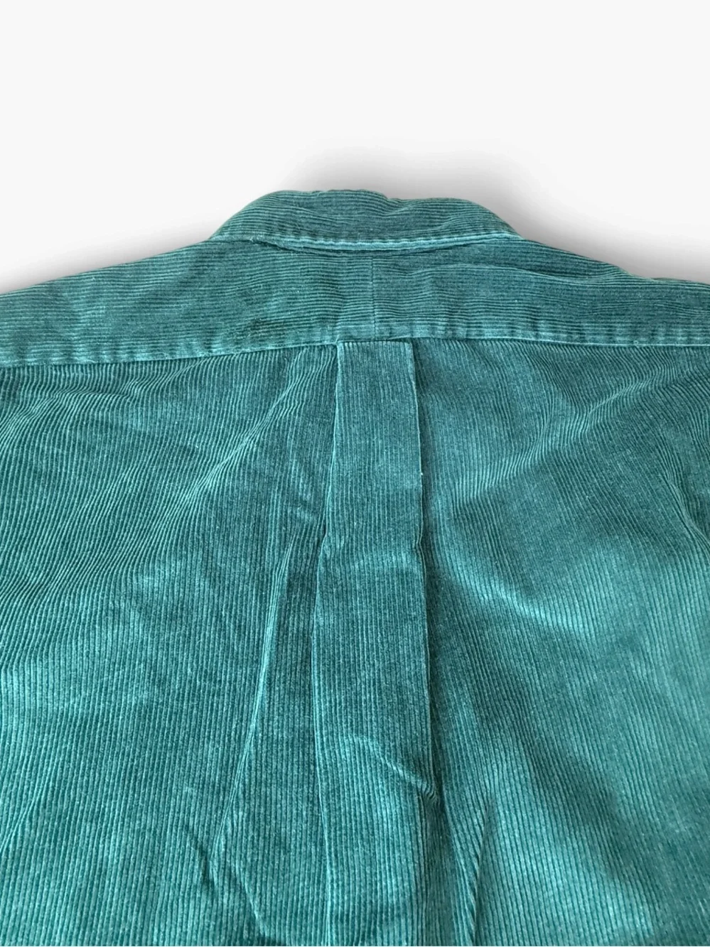 Ralph Lauren Blake Corduroy Button Down Shirt Green Mens Medium